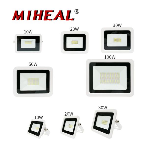 

floodlights led floodlight 10w 20w 30w 50w 100w ultrathin flood light spotlight 220v-240v watwall lamp landscapeerproof ip68 outdoor