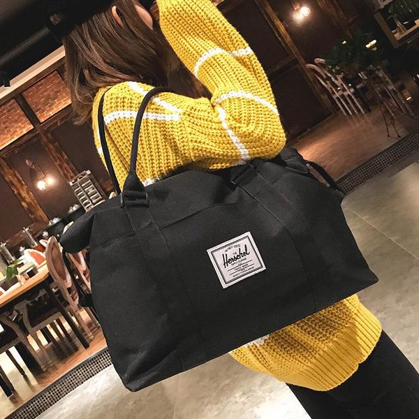 

outdoor bags travel bag portable large-capacity short-distance luggage sports gym canvas yoga women