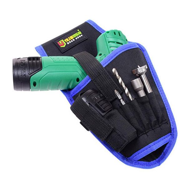 

portable electrician tool waist belt pouch bag impact driver drill holster electric cordless drill holder waist tool bag