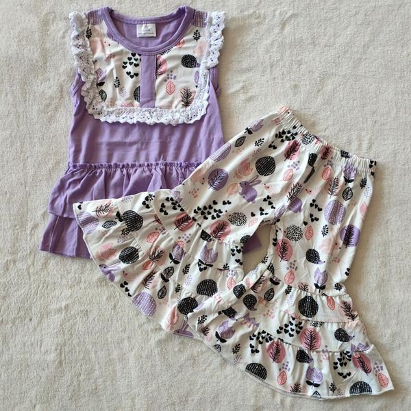 

baby girl clothes purple shorts sleeve lace pants 2 pics set, White