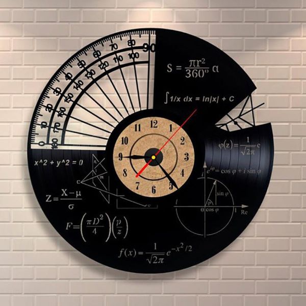 

wall clocks home decor movement decoration protractor clock hanging quartz needle vintage mathematics