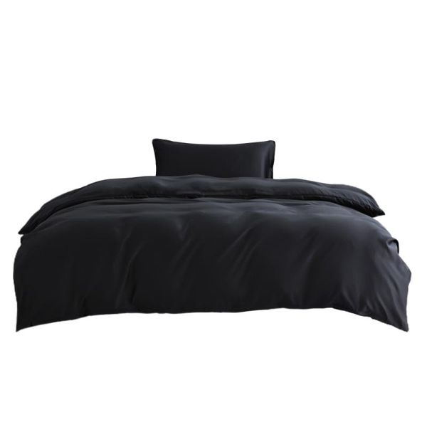 

bedding sets cover set polyester fiber two-piece washed quilt +pillowcase pure color bedroom breathe better super soft