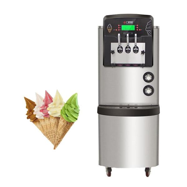 

ice cream making machine vertical for commercial double compressor vending