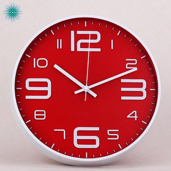 

wall clocks simple design modern silent clock quartz watch diy antique designer home decor