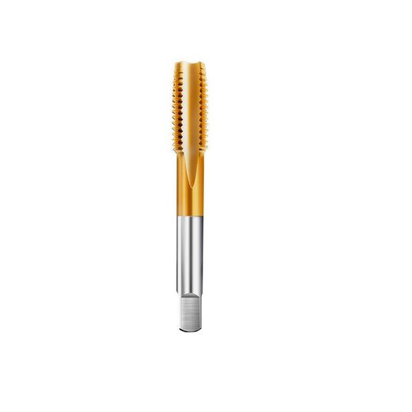 

hand tools machine taps hss straight groove tap titanium-plated m2 / m10 thread spiral apex