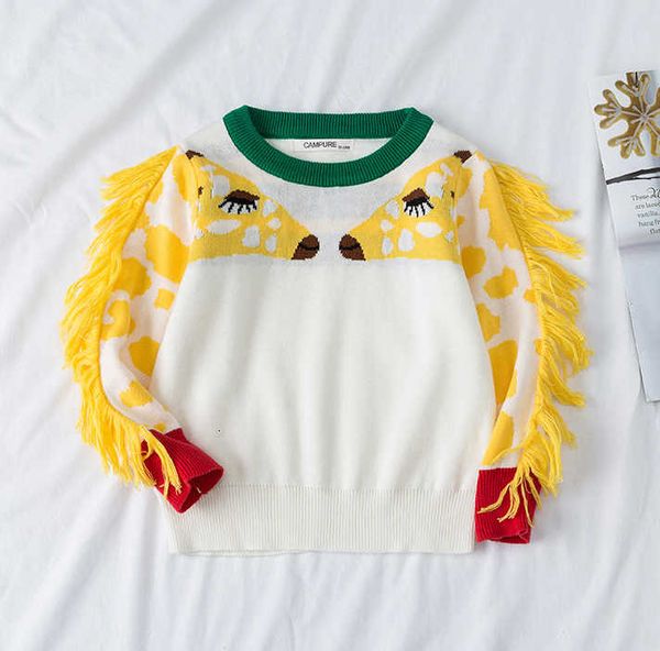 

boys girls sweaters 100% cotton baby girls kids sweater 1-7yrs autumn winter boys girls long sleeve knitted sweater, Blue