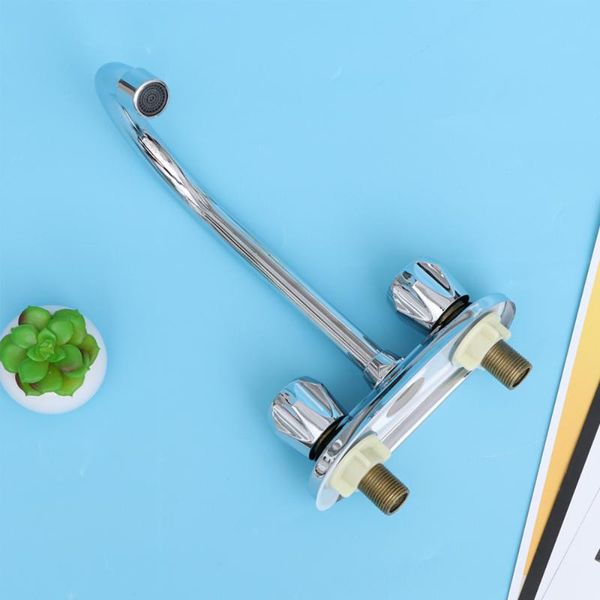 

other faucets, showers & accs 1pc faucet and cold water kitchen sink rotary basin dual handles mixer tap