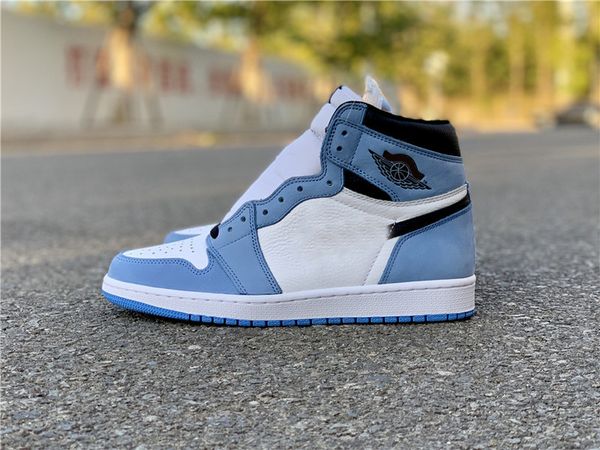 

2021 authentic 1 high og university blue 1s travis scott dark mocha trophy room union men women outdoor shoes sports sneakers with box
