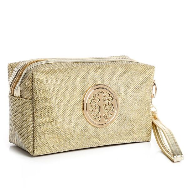 

cosmetic bags & cases women's handbags classic glitte makeup bag sequin cute cosmetics handhold women make up luxury female 2021
