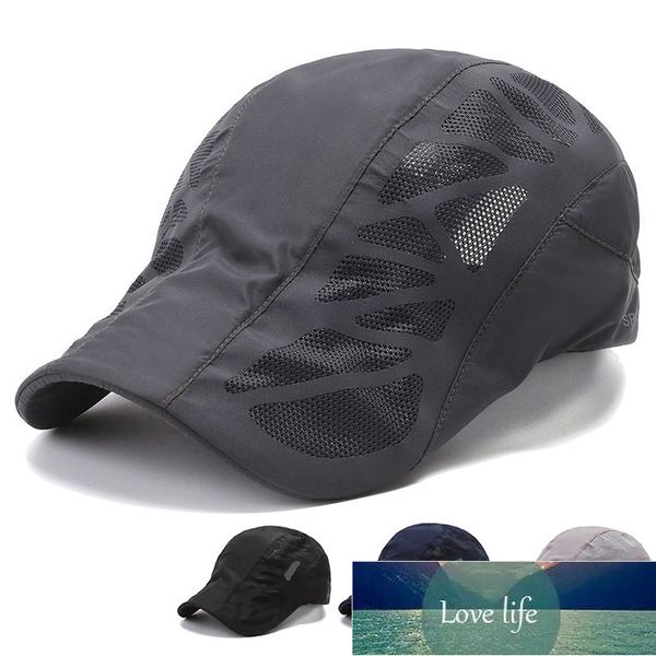 Cappello da uomo Cappello estivo in mesh ad asciugatura rapida Cappello sportivo traspirante Berretto con visiera Berretto da baseball da esterno Prezzo di fabbrica design esperto Qualità Ultimo stile Stato originale