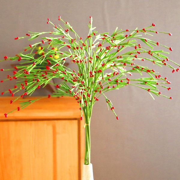 

processing green leaf small berries rattan berries branch faceted bead article high branch artificial flower artificial flower d