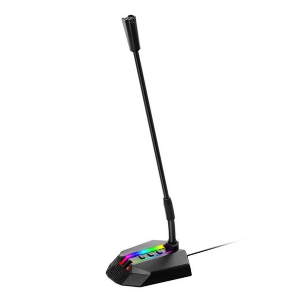 

rgb microphone luminous computer microphone game online class live recording office wired
