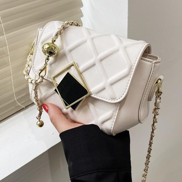 

evening bags lady's chain shoulder bag 2021 summer trendy rhombus korean version of the messenger
