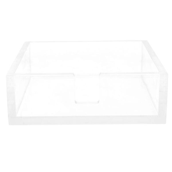

tissue boxes & napkins 1pc clear acrylic cocktail paper towel container dinner table napkin holder