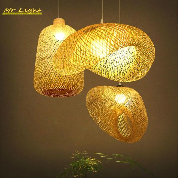 

pendant lamps chinese classical bamboo lamp lights lighting restaurant rattan kitchen hanging decor light fixtures