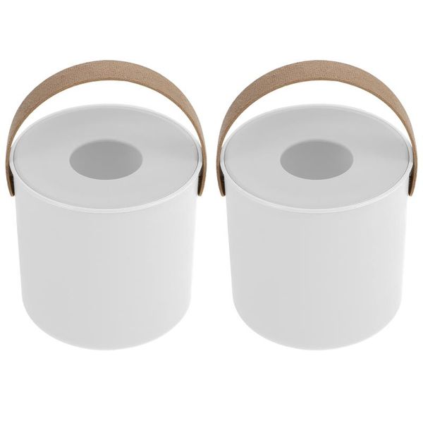 

storage drawers 2pcs simple tissue boxes decorative organizers (as shown)