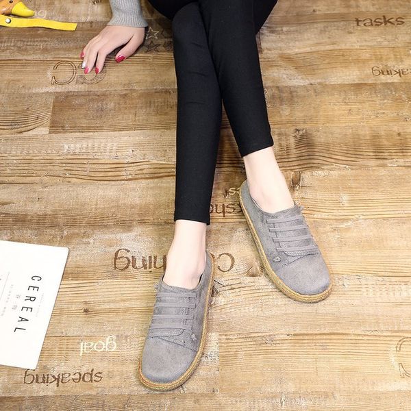 

2019 new spring women flats shoes loafers round toe wide shallow slip-on casual lady flats shoes oxford shoes for women ui89, Black;white