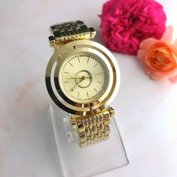 

fashion quartz watch gold silver rose strip nail style stainless steel butterfly buckle women's watches gift first choice wristwatches, Slivery;brown