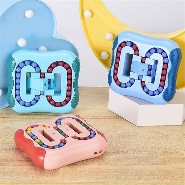 

sensory toys stress relief toys rubik's cube magic bean toys for kids decompression cube toy creative fidget control toy 3color h34vbrh