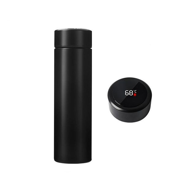 

water bottles 500ml led digital temperature display stainless steel thermal mugs intelligent insulation cups smart cup bottle
