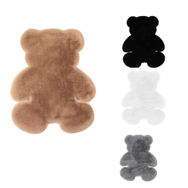 

bear carpet super soft silk indoor non-slip soft 60x80cm mat children