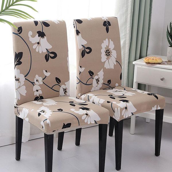 

chair covers dining flower spandex cover modern for chairs with backrest ch45020