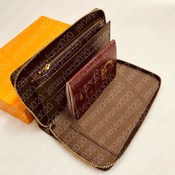 

m60002 zippy organizer designer womens long luxury mens checkbook xl wallet passport cover coin card ticket holder pocket organiser pochette, Red;black