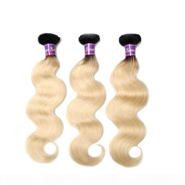 

7a grade human ombre hair, Black