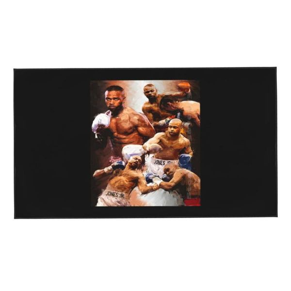 

towel roy jones jr art design pattern soft face home outdoor junior boxing