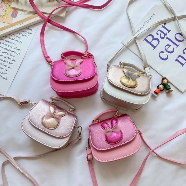 

pu children shoulder bags kids kindergarten messenger bag fashion toddler crossbody bag rabbit baby handbag for girl coin purse
