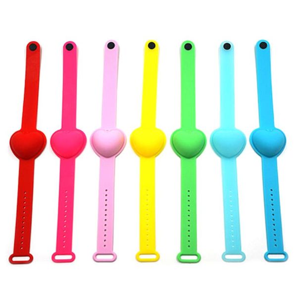 

1pc reusable wristbands hand sanitizer dispensing portable bracelet wristband hand dispenser wrist support