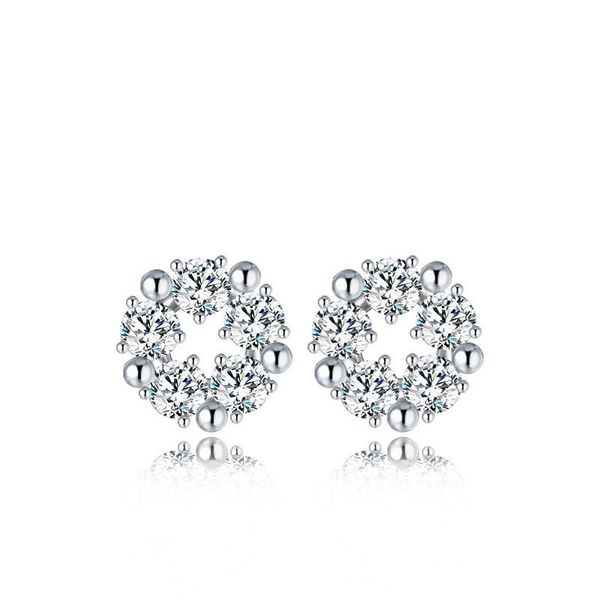 

stud fashion simple trend earrings wholesale of original jewelry, Golden;silver