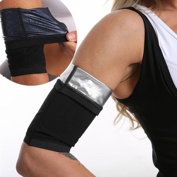 

women's shapers 1pair women arm shaper slimming trimmer control shapewear yoga exercise fitness sleeve slimmer weight loss tools, Black;white