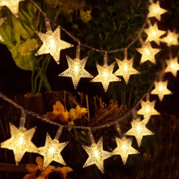 

strings thrisdar 20m 30m 50m led fairy globe string light starry star snowflakes chritmas wedding party garland