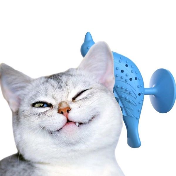 

cat toys dog chewing toy suction cup bite-resistant molar tooth cleaning training puzzle leaking mascotas perros chien #y