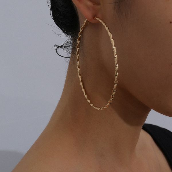 

punk hip hop hyperbole big circle hoop earrings babygirl letter earring 3pairs/set women fashion earrings statement jewelry party accessory, Golden;silver