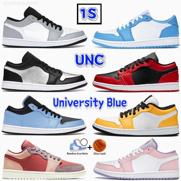 

2021 low 1 1s unc men basketball shoes light smoke university blue black reverse bred laser orange arctic punch mens sneakers women trainers
