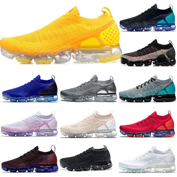 

classic designer varpormaxs 2.0 running shoes mens plus zapatos oreo gray stone red orbit blue black man handsome trainers casual sports sne
