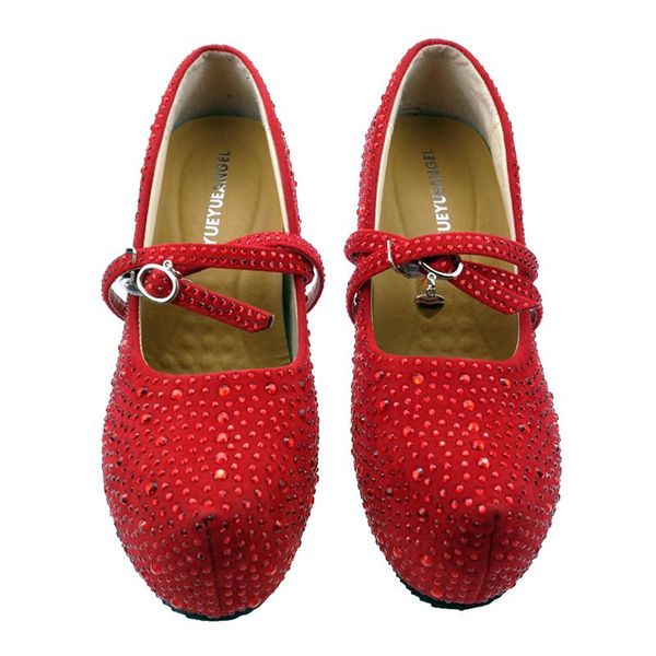 

dress shoes fashion womens crystal platform elegant ladies diamond high heel buckle strap wedding pumps red ship, Black