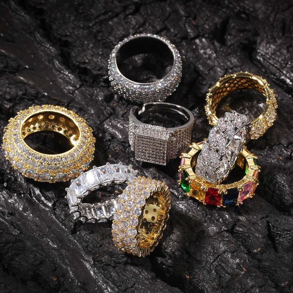 

ring men's hip hop accsori trendy women's street hiphop, Silver