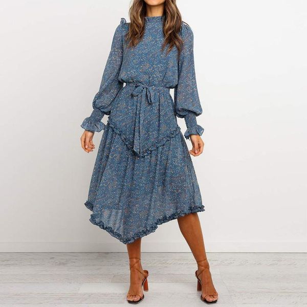 

women's swimwear 2021 spring and summer cross-border lantern sleeve wooden ear hem stitching lace waistband sophisticated style dress, White;black