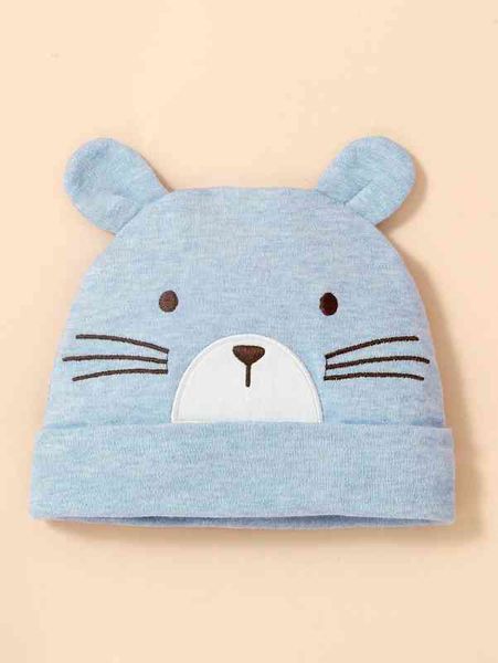 

baby cartoon embroidered hat she02, Yellow