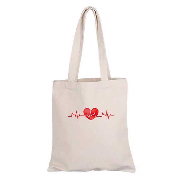 

shopping bags couples canvas tote bag reusable eco kpop shopper shoulder graphics letter printed fashion handbags