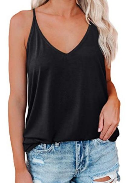 

plus size fashion t shirt vest tshirt casual summer ladies v-neck tank female women sleeveless shirt blusas, White