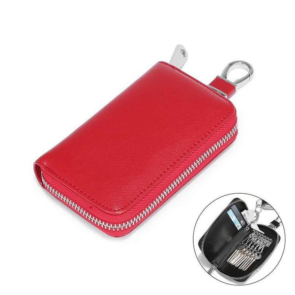 

designer key bag menfashion leather zipper wholesale multi-function car waist hanging men casual business gift 930