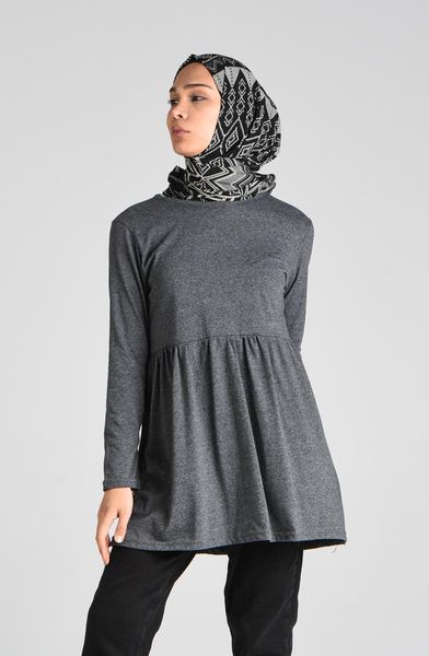

women's blouses & shirts minahill anthracite tunic 4006-06, White
