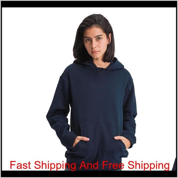 

l-27 autumn winter hooded outdoor leisure sweater gym clothes women loose thick yoga hoodies running fitne qylvlp hx_pack, White;red