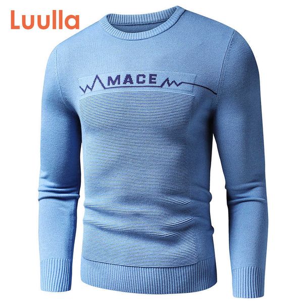 Uomo Autunno Casual Modello 3D Lana lavorata a maglia Maglione spesso caldo Pullover Uomo Moda invernale in pile O-Collo Maglione Cappotto Uomo 211014