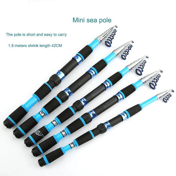 

hard short travel stick carbon spinning fishing rod portable stream boat rock rod bass carp pike pesca pole