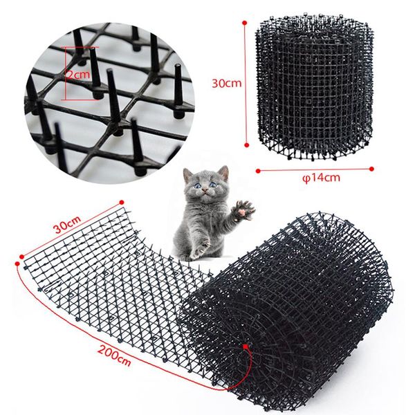 

cat carriers,crates & houses garden dog scat mat plastic repellent thorn pp spike keeping cats dogs from digging protect flower pants (2mete